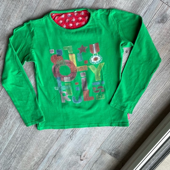 Oilily girls long sleeved print T-shirt. Excellent condition. Size 164/ 12yrs - Picture 3 of 5